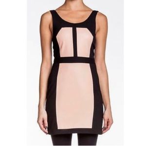 Rebecca Minkoff Stella Leather Panel Dress